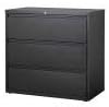 Hirsh Industries 42" Wide Three-Drawer Lateral File - Black 14998