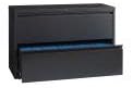 Hirsh Industries 42" Wide Two-Drawer Lateral File - Charcoal 16069