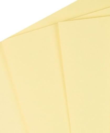 Staples Cover Stock Paper 67 lbs 8.5-Inch x 11-Inch Canary 250/Pack, For Office, School & Home