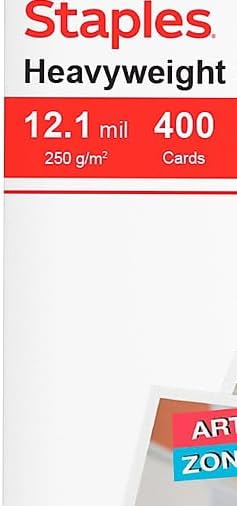 STAPLES Matte Postcards, 5.5” x 4.25”, White, 800/Carton – Blank Postcards for Printing & Mailing