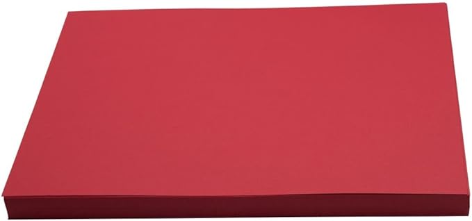 LUXPaper Custom Printed 8.5" x 11" Paper | Customizable Letterhead | Personalized Logo & Text | Letter Size | Ruby Red | 80lb. Text | 200 Qty
