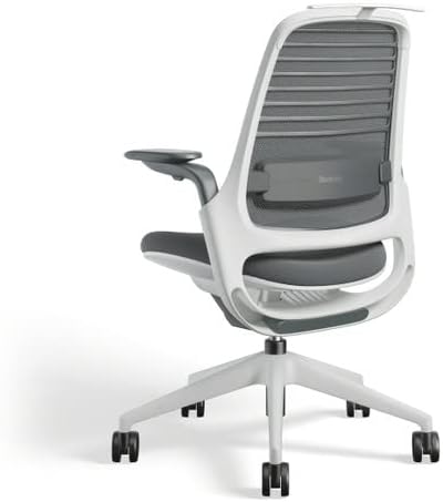 Steelcase Series 1 Office Chair, Seagull Frame (Carpet Casters, Nickel)