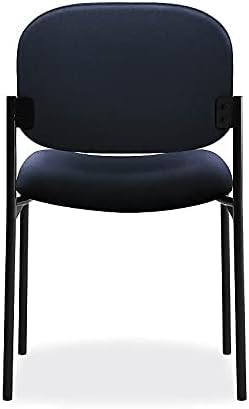 HON Scatter Office Chairs for Guests, Lobby, Waiting Rooms, Armless Stackable Chairs, Comfy Desk Seating, Navy