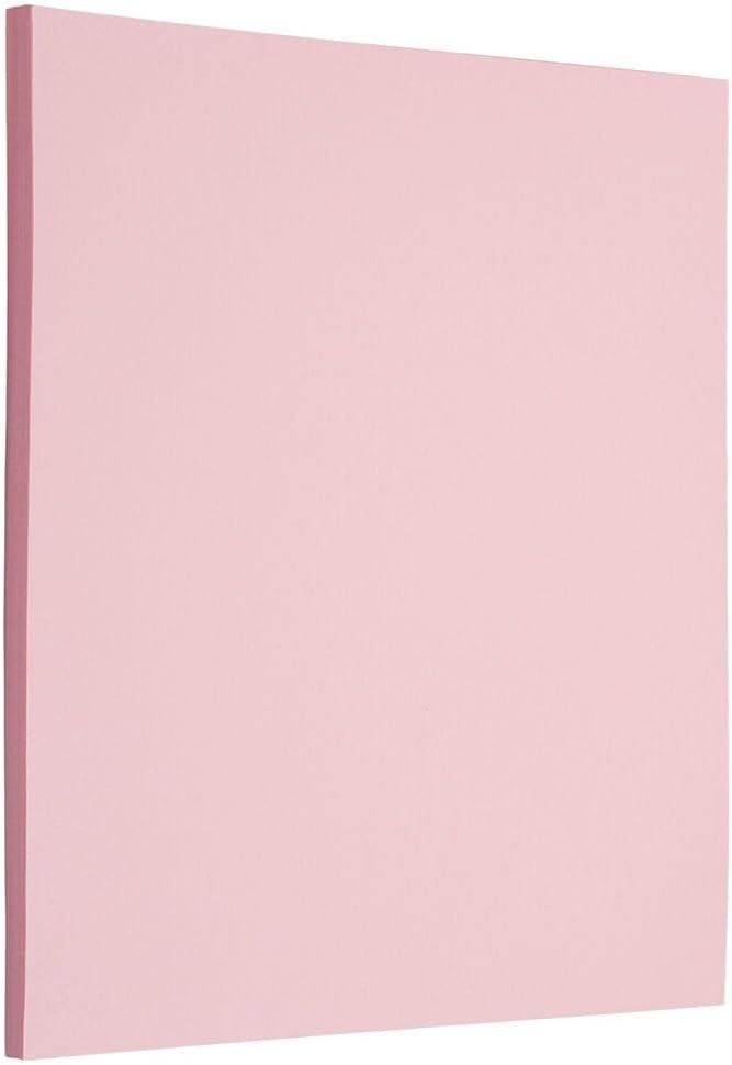 LUXPaper Custom Printed 8.5" x 11" Paper | Customizable Letterhead | Personalized Logo & Text | Letter Size | Candy Pink | 80lb. Text | 200 Qty