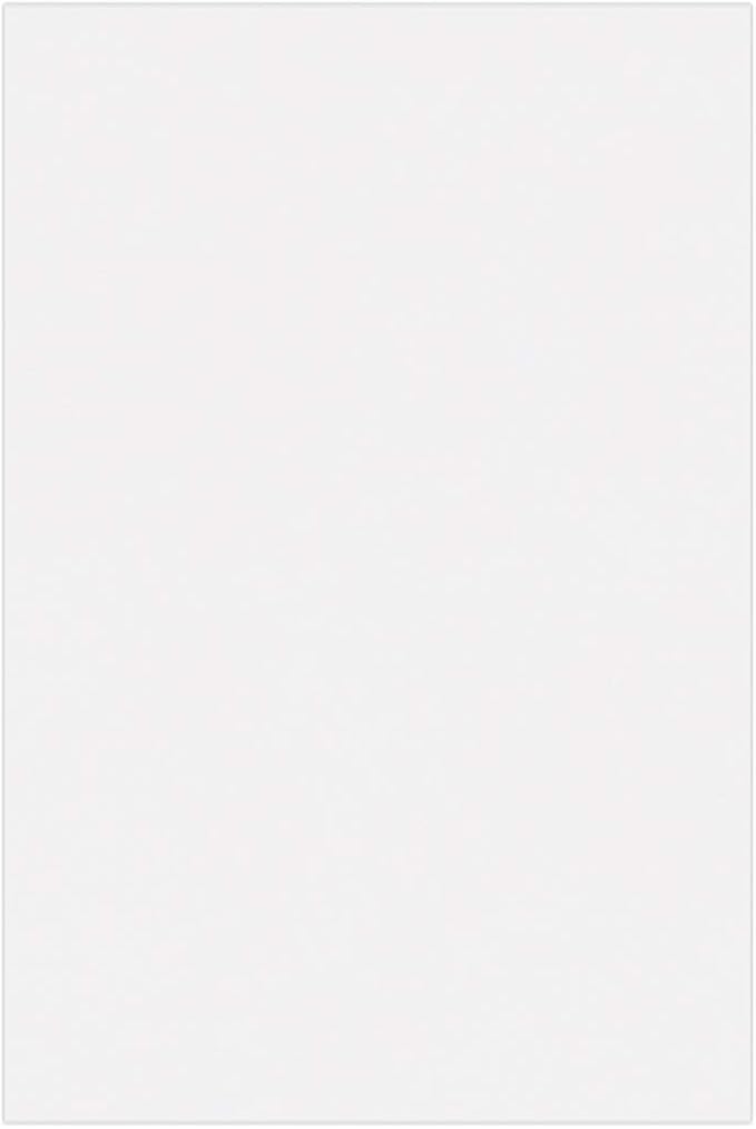 LUXPaper 12" x 18" Paper | White | 80lb. Text | 100% Recycled | 50 Qty
