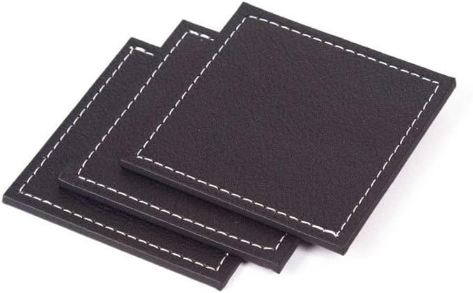 Desk Set 13 Pieces Desk Organizer Office Accessories Desk Accessories Office Supplies Office Organizer Sigle Document Tray (Color : Black (Brown Thread)) (Black (White Thread))