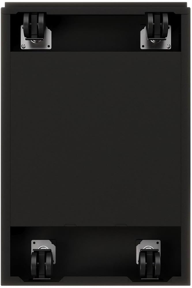 Hirsh 20-in Deep Mobile Pedestal File 2-Drawer Box/File. Black Cushion. Black