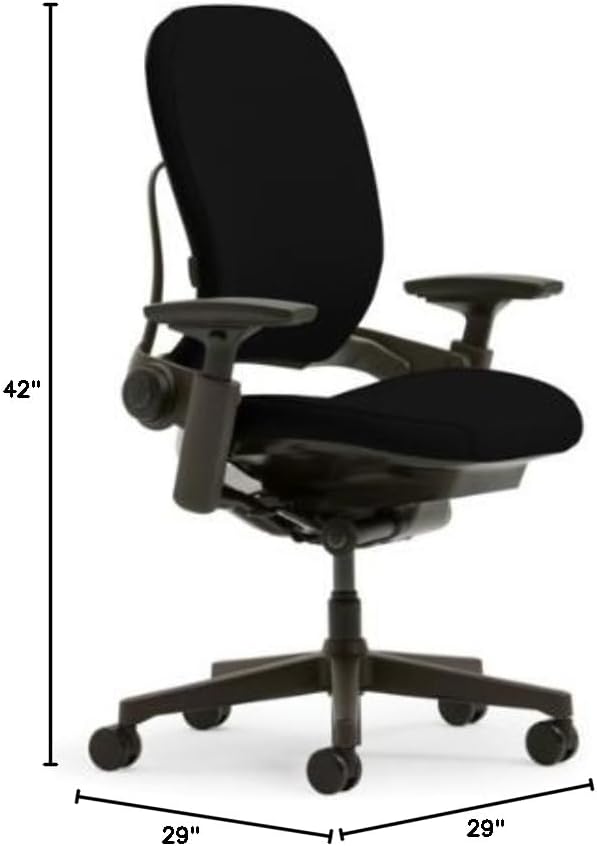 Steelcase Leap Plus Chair Fully Adjustable - Black