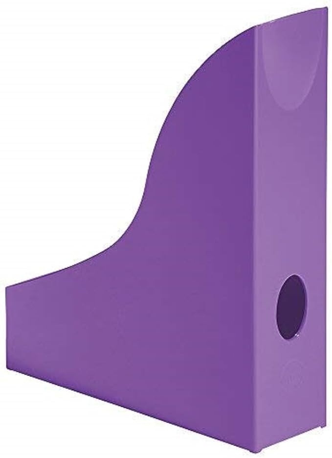 Durable 1701711012 Standing File Basic, 6 Pieces, Opaque Purple