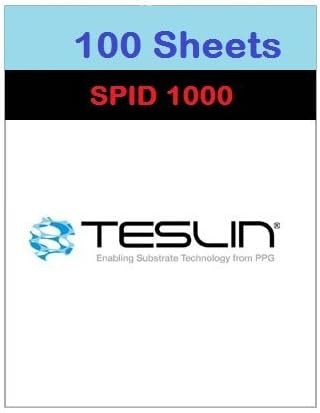Teslin® Synthetic Paper - for Laser printers - 8.5" x 11" | 100 Pack