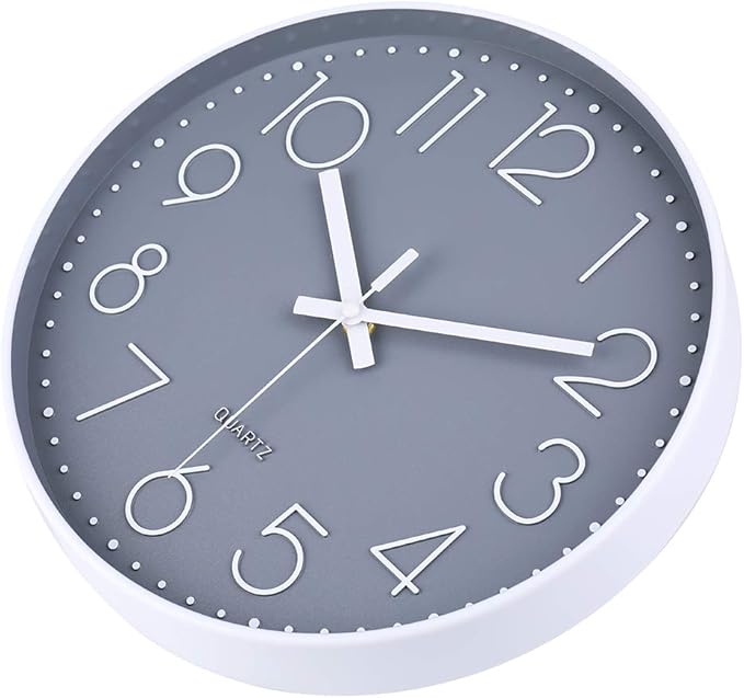 jomparis 16 Inch Large Wall Clock Silent Modern Elegant Simple Decor for Living Room Office