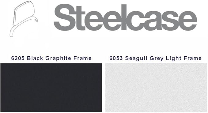 Steelcase Series 1 Headrest ONLY, Seagull Frame with 3D Microknit Fabric (Peacock)