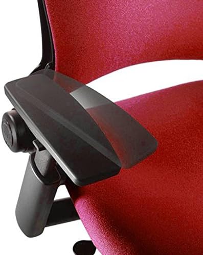 Steelcase Leap Desk Chair in Buzz2 Rouge Red Fabric - 4-Way Highly Adjustable Arms - Platinum Frame and Base - Soft Dual Wheel Hard Floor Casters