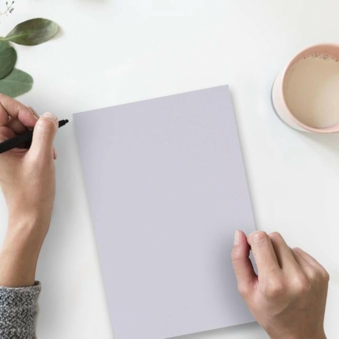 LUXPaper Custom Printed 8.5" x 11" Paper | Customizable Letterhead | Personalized Logo & Text | Letter Size | Lilac Purple | 80lb. Text | 100 Qty