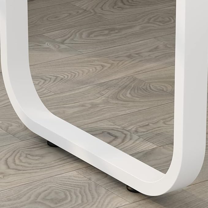 FUFU&GAGA 55.1" Large L-Shaped Office Desk with 41.3" File Cabinet, Corner Computer Desk with 3 Drawers & 2 Shelves, Workstation Executive Desk with Storage Shelf for Home Office, White