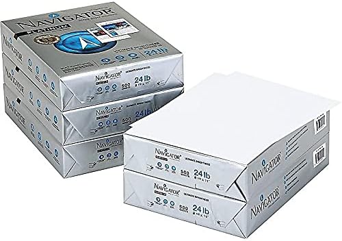 Navigator NPL11245R Platinum Paper 99 Brightness 24lb 8-1/2 x 11 White 2500/Carton