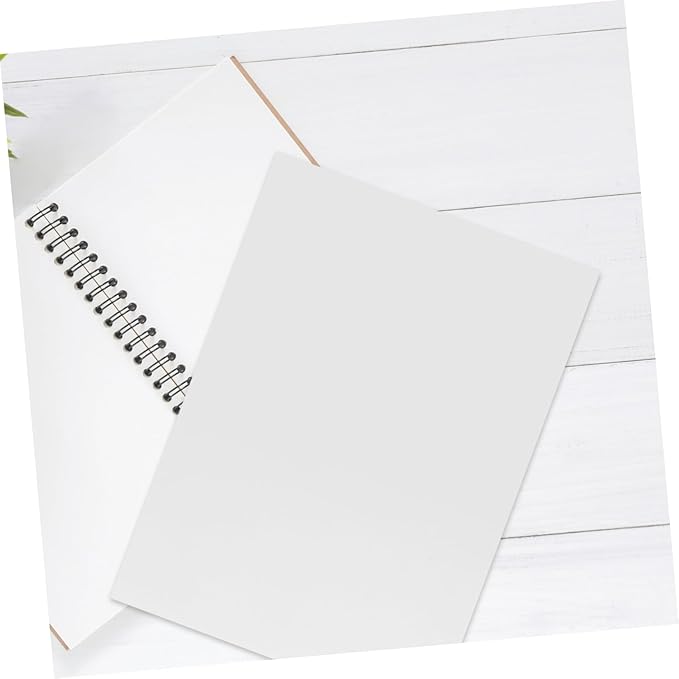 NUOBESTY 90sheets Thick White Cardstock Heavy Cardstock Paper for Printing Drawing Crafting Business Cards