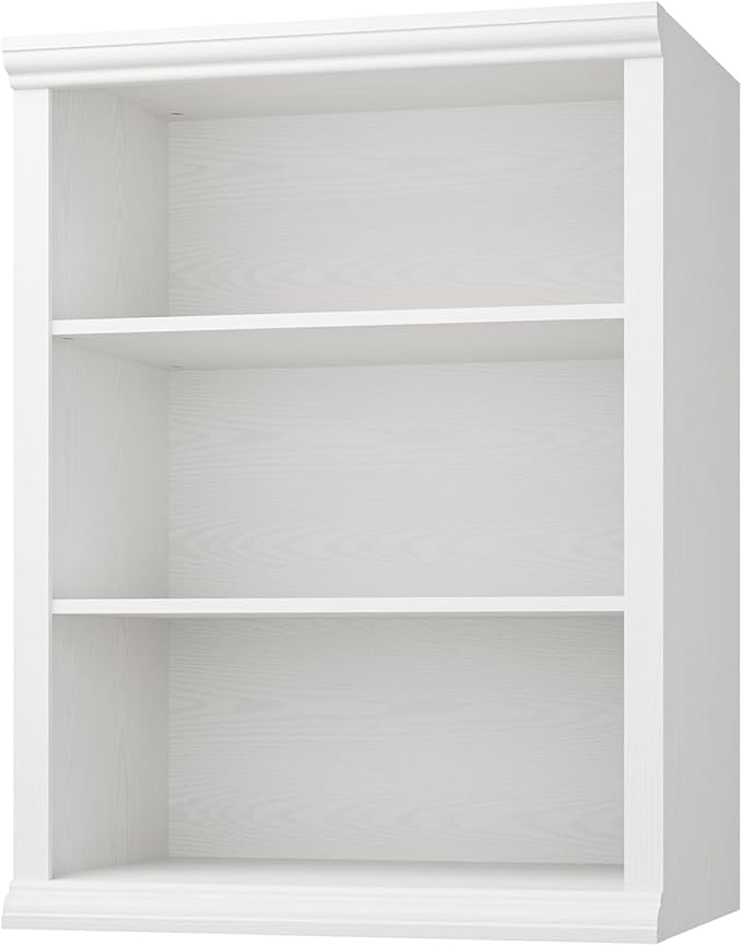 Rresyet 3 Tier Bookcase 27.6" W Bookshelf Wooden Bookshelves Floor Standing Small Book Shelves for Home Office, Living Room, Bedroom, White