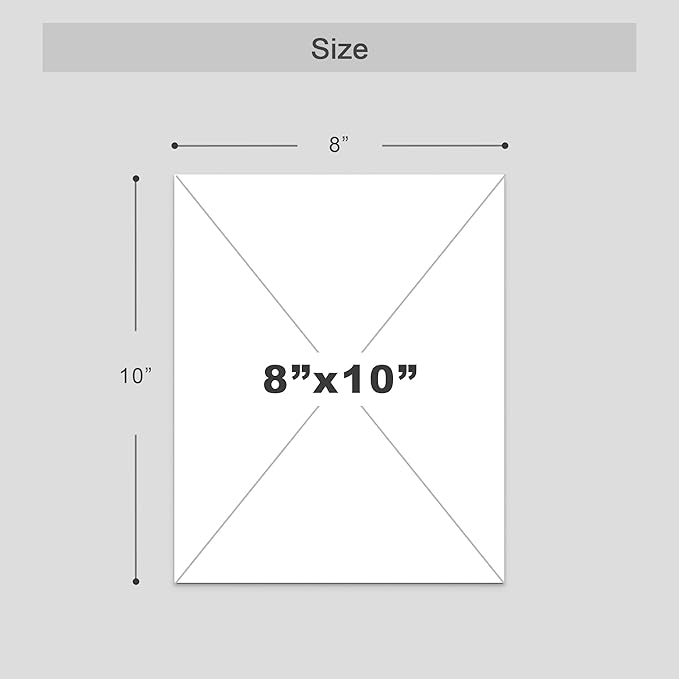 SIGNWIN Adhesive Canvas Poster Bathroom Decor, Wall Art Room Decor Multicolor for Living Room, Bedroom, Office Green Snake Plant Paint Stroke Flowers Nature Abstract Shapes - 8"x10"x 8