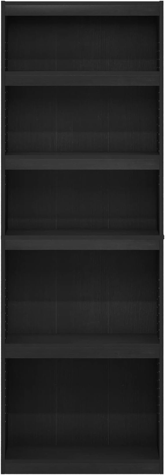 Furinno Jaya Enhanced Home 5-Tier Shelf Bookcase, Blackwood