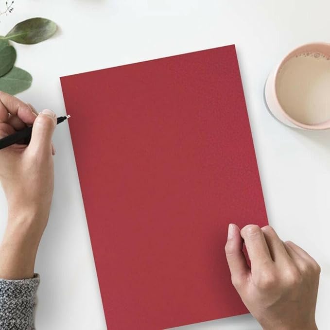 LUXPaper 8.5" x 14" Paper | Legal Size | Garnet Red | 80lb. Text | 50 Qty
