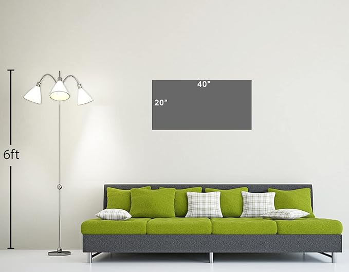 40 x 20 - Landsape of lines Wall Art Canvas Geometric Print modern minimalis, office art