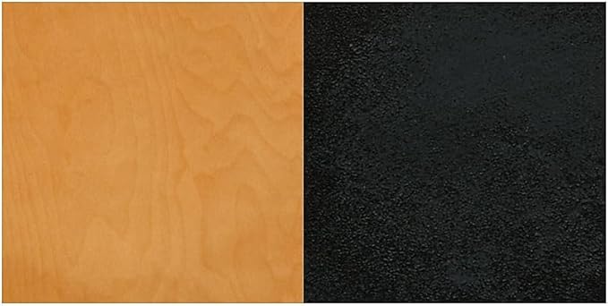 Flash Furniture HERCULES Series Black School House Back Metal Restaurant Chair - Natural Wood Seat