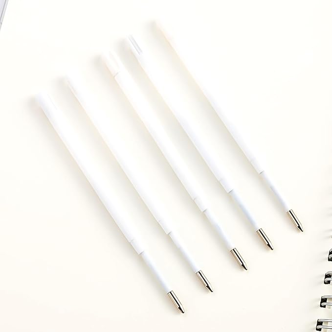 64pcs Pen Refills (Blue & Black) Retractable Ballpoint Pens Cartridges Replacement, 1.0mm Medium Tip Compatible with Multiple Pen Models (40pcs Black 24pcs Blue)