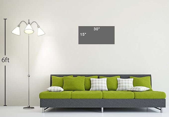 30 x 15 - Landsape of lines Wall Art Canvas Geometric Print modern minimalis, office art