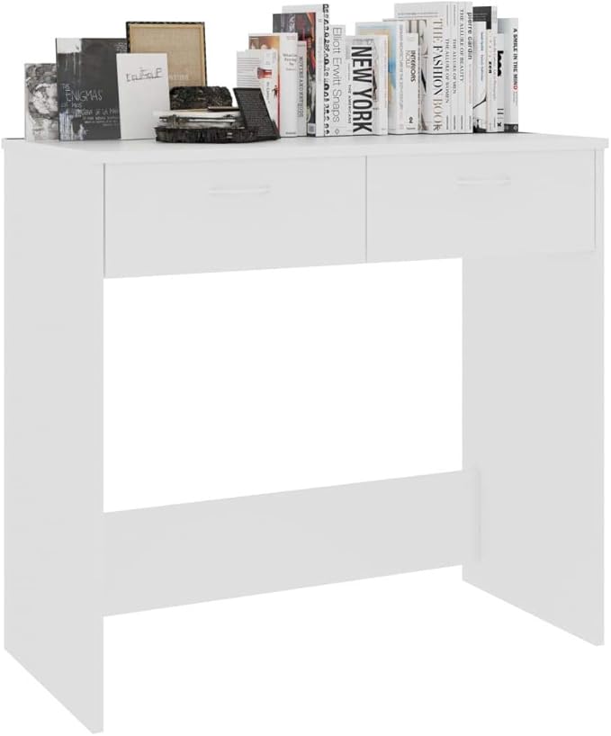 vidaXL , Sleek Home Desk, Simple Study Table for Work, Stylish Writing Space, Small Office Furniture