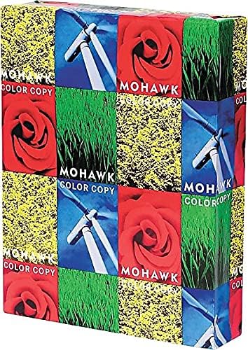 Mohawk 12203 Copy Paper, 98 Brightness, 28lb, 8-1/2 x 11, Bright White, 500 Sheets
