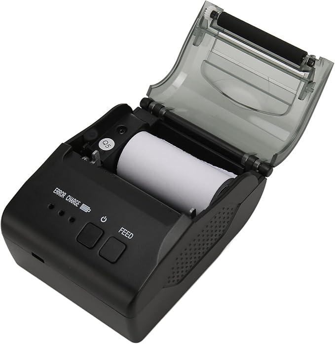 BAFOVY 58mm Thermal Printer BT4.0 with USB Interface, Suitable for Office Restaurant Logistics, Supports Printing Speed, 203DPI Accuracy, 100km TPH