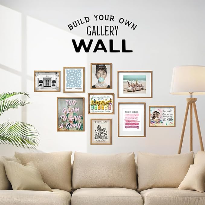 Inspirational Office Wall Art & Decor FRAMED - Motivational Posters - Positive Quotes Wall Decor - Home Office Decoration - Teamwork Art - Inspirational Gifts - Entrepreneur Gifts - 8x10 Picture Sign