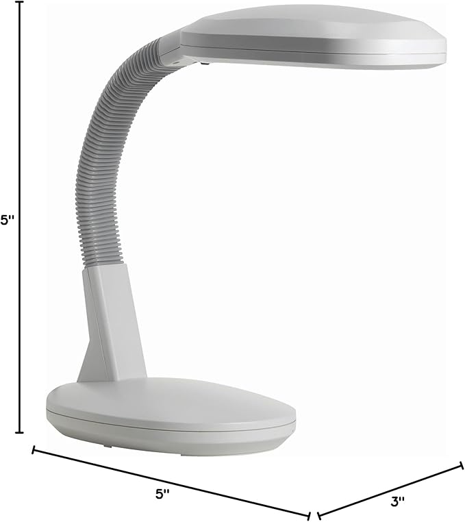 Bell and Howell Sunlight Desk Lamp, Eye-Caring Natural Full Spectrum Daylight Table Lamp Office Lamp, Pure Sunlight Lamp, As Seen On TV