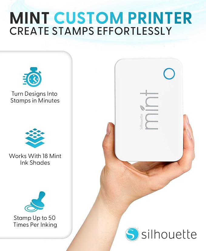 Silhouette America, Silhouette Mint Custom Printer (White) 4x4