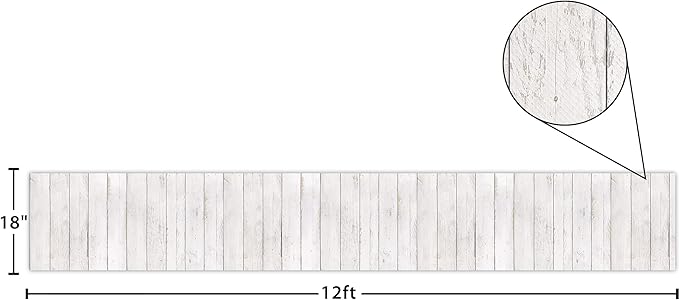 Teacher Created Resources Fun Size Vertical White Shiplap Better Than Paper Bulletin Board Roll (TCR77402)