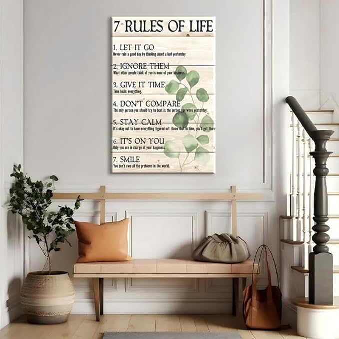 Success Mindset Framed Canvas Wall Art Inspirational Quote Prints Wall Decor for Office Home Bedroom Living Room Gym Dorm Made in USA