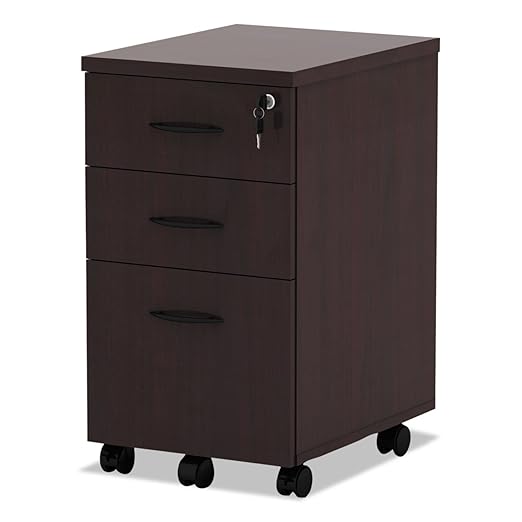 Alera Valencia Series Mobile Box/Box/File Pedestal File ALEVA572816MY Each