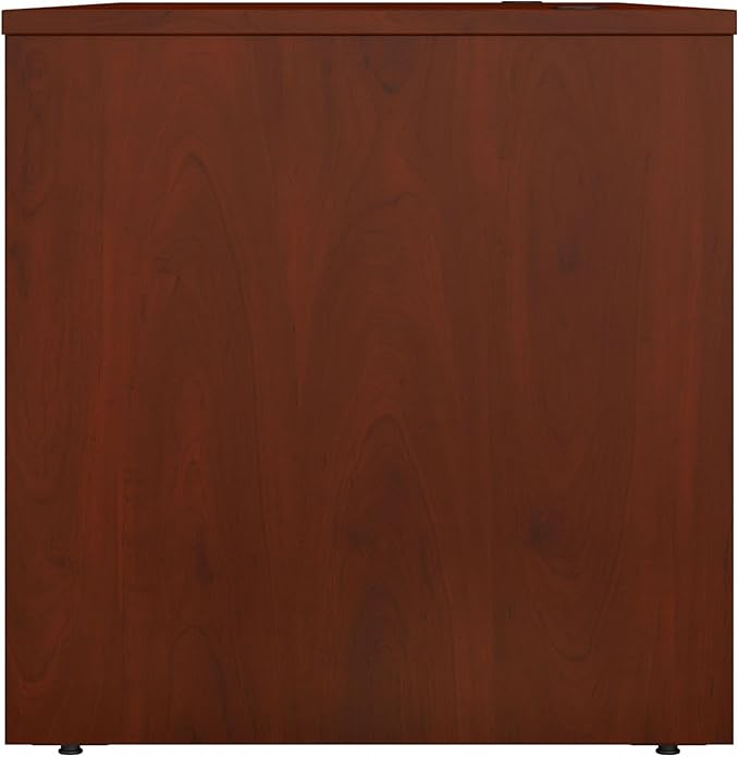 Bush Business Furniture Studio C 72W Computer Desk with Wire Management and Modesty Panel in Hansen Cherry, Professional Table for Home Office and Corporate Office