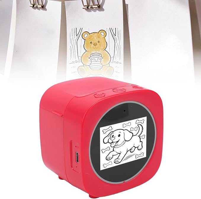 Pomya AI Smart Voice Sticker Printer with 2.4 Inch Display Screen, Portable Inkless Thermal Label Maker, Mini DIY Sticker Maker Machine with Printing Paper for Home, School, Office