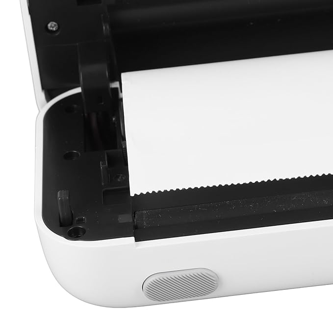 Portable Thermal Printer, Wireless Portable Printer Small Inkless Printer Compatible with Phone and Laptop for Home Office, Lightweight, Compact and Easy to Carry for Business,