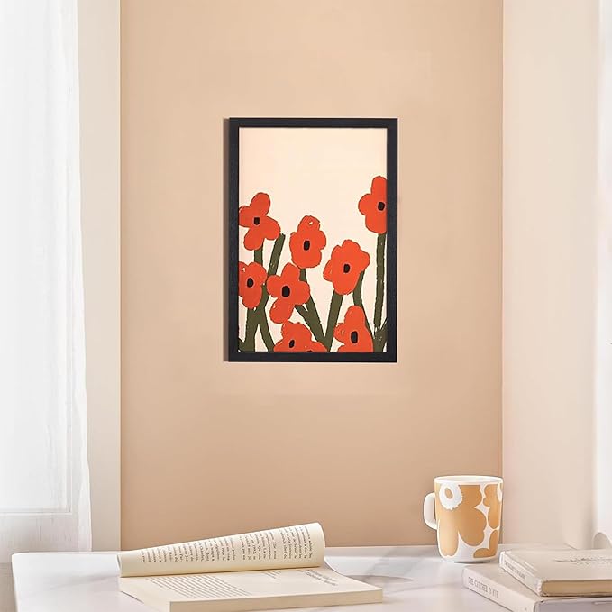 eletecpro 12x18 Picture Frames Set of 5, Gallery Wall Frames Display 12x18 Photo, 12 x 18 Picture Frame Collage Home Decor for Wall Mounting, Black