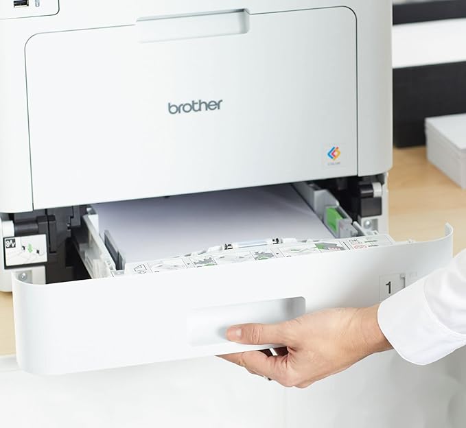 Brother Color MFC-L8900CDW Wireless All-in-One Laser Printer for Home Office - Print Copy Scan Fax - 33 ppm, 2400 x 600 dpi, 5" Touchscreen LCD, Auto Duplex Printing, 70-Sheet ADF, NFC, Ethernet