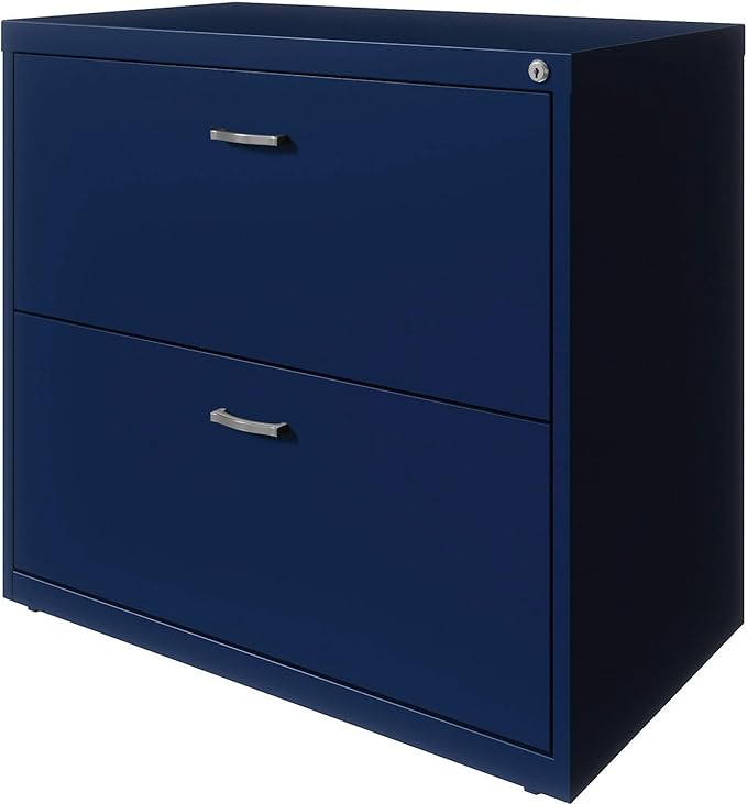 LYS SOHO Arc Pull Steel Lateral File, Navy