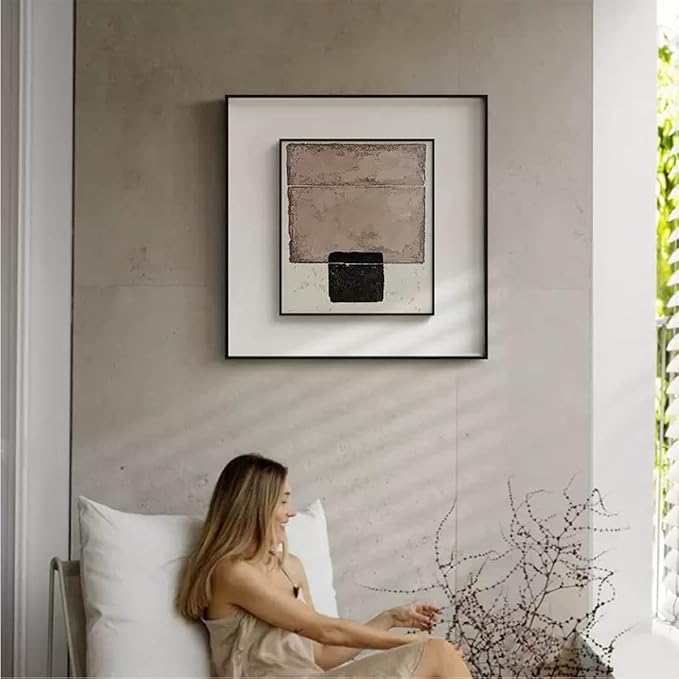 LEIYTFE Canvas Wall Art Painting for Living Room Abstract Wall Hanging Prints,Home Decor Modern Artwork,Canvas Pictures for Wall, Office Decor Décoration Murale (Color : C, Size : 80x80cm)