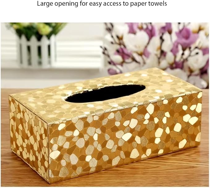 Stylish Tissue Box Luxury Tissue Box Modern Tissue Box Cover and Living Room Decoration for Bathroom Kitchen Office Room Home Decor Gift Modern Tissue Box (Color : Blue, Size : Small) (Blue Large)
