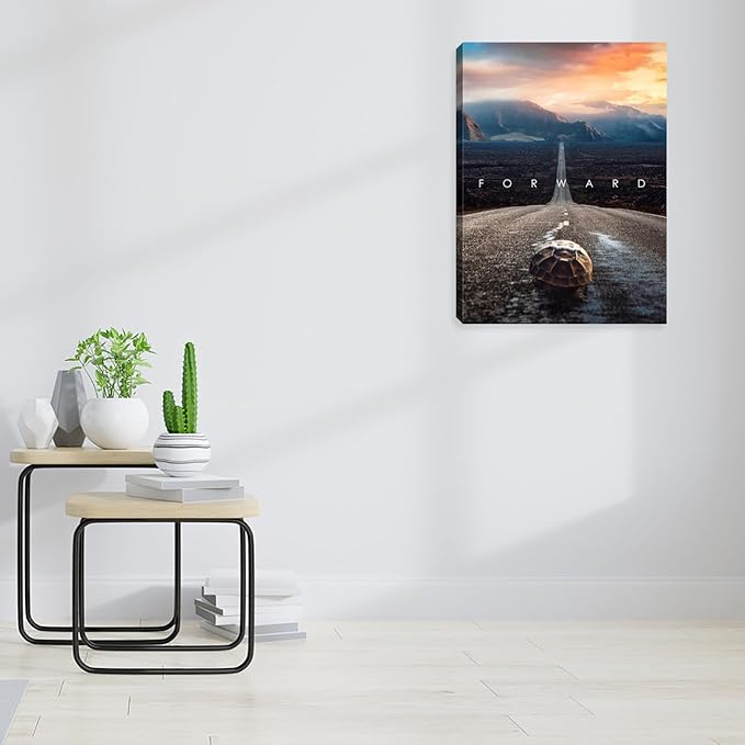 Inspirational Office Wall Decor Motivational Wall Art Canvas Art Wall Painting Picture for Bedroom Living Room Decor Poster Prints Decorations Positive Office Decor Framed Artwork 24"x36"