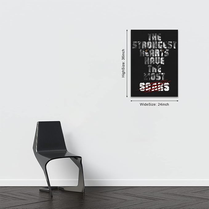Wall Art Work-Creative Inspirational Canvas Prints, Painting Printing Art Canvas, Animal Print Motivational Wall Art Canvas, Suitable for Office, Hotel, Restaurant (Motivational-B3, 24x36 inches)