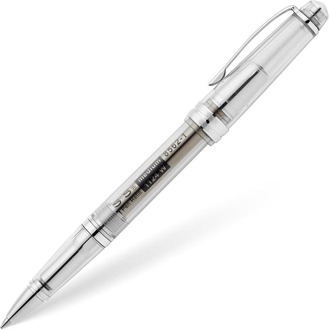 Cross Bailey Light Translucent Clear Resin Ballpoint Pen - Professional Pen for Effortless Writing - Journaling, Note-Taking & More - Black Ink - Easy Handling - Includes Gift Box