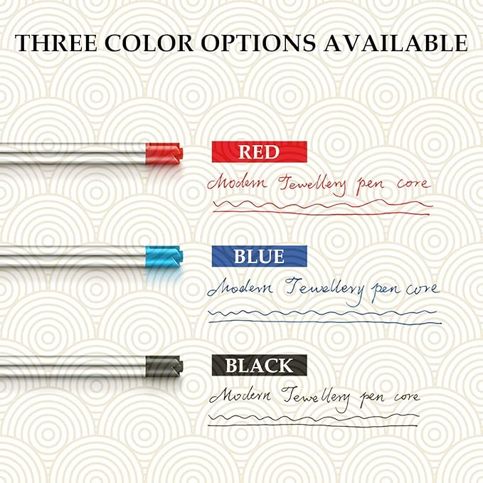 Origin-Joy 30 PCS Ink Pen Refills, Replaceable Ballpoint Pen Refills, 1mm Medium Tip (Black)